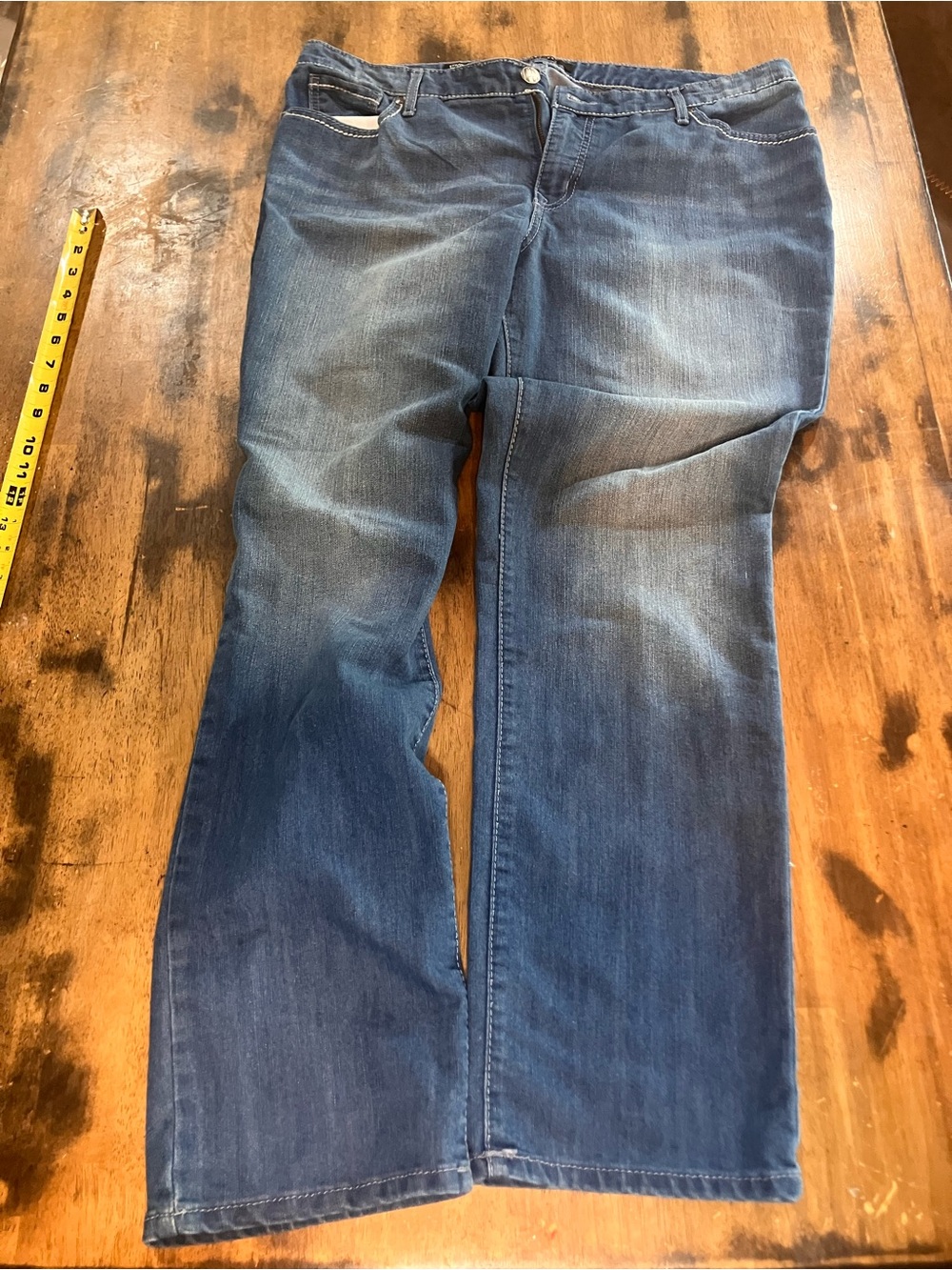 Nine West Women's Blue Flare Jeans
